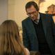 Maddy Crocco and Michael Emerson in the Evil season 2 finale